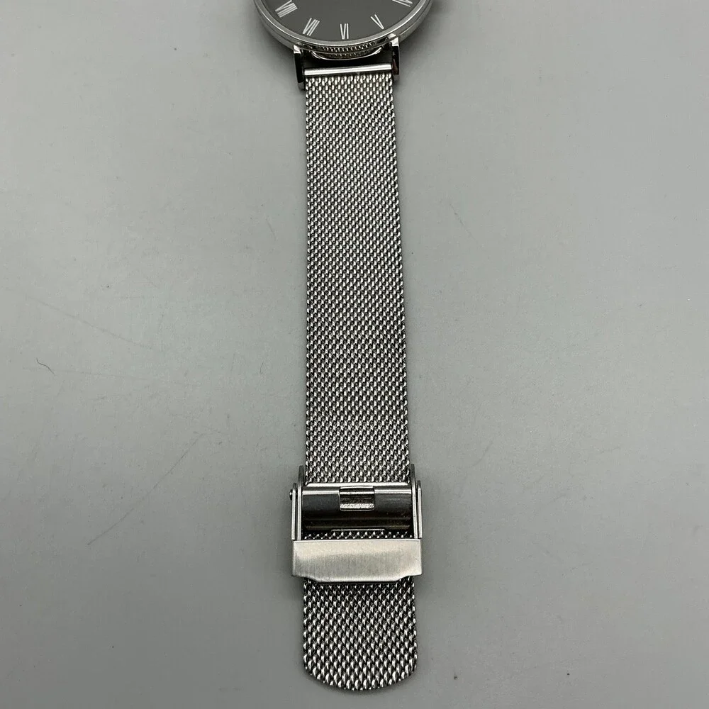 Skagen Hald SKW2617 Womens Watch 34mm Gray Dial Silver Tone Band New Battery